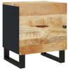 Mesita De Noche De Madera Maciza De Mango 40x33x46 Cm Vidaxl