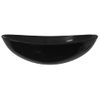 Lavabo De Vidrio Templado Negro 54,5x35x15,5 Cm Vidaxl