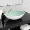 Lavabo De Vidrio Blanco 50x37x14 Cm Vidaxl