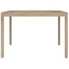 Mesa De Comedor Madera Maciza De Acacia 110x70x75 Cm Vidaxl