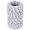 Cuerda De Barco Polipropileno Blanco 2 Mm 500 M Vidaxl