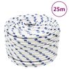 Cuerda De Barco Polipropileno Blanco 14 Mm 25 M Vidaxl