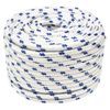 Cuerda De Barco Polipropileno Blanco 14 Mm 25 M Vidaxl