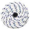 Cuerda De Barco Polipropileno Blanco 14 Mm 25 M Vidaxl