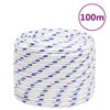 Cuerda De Barco Polipropileno Blanco 18 Mm 100 M Vidaxl