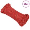 Cuerda De Barco Polipropileno Rojo 3 Mm 50 M Vidaxl