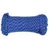 Cuerda De Barco Polipropileno Azul 3 Mm 100 M Vidaxl