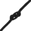 Cuerda De Barco Polipropileno Negro Intenso 3 Mm 50 M Vidaxl