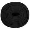 Cuerda De Barco Polipropileno Negro Intenso 8 Mm 25 M Vidaxl