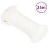 Cuerda De Barco Polipropileno Blanco Intenso 3 Mm 25 M Vidaxl