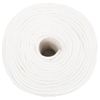 Cuerda De Barco Polipropileno Blanco Intenso 8 Mm 25 M Vidaxl