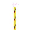 Cuerda De Barco Polipropileno Amarillo 2 Mm 50 M Vidaxl