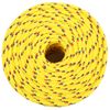 Cuerda De Barco Polipropileno Amarillo 6 Mm 25 M Vidaxl