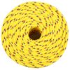 Cuerda De Barco Polipropileno Amarillo 8 Mm 100 M Vidaxl