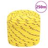 Cuerda De Barco Polipropileno Amarillo 16 Mm 250 M Vidaxl