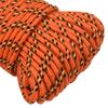 Cuerda De Barco Polipropileno Naranja 3 Mm 25 M Vidaxl