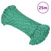 Cuerda De Barco Polipropileno Verde 3 Mm 25 M Vidaxl