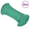 Cuerda De Barco Polipropileno Verde 4 Mm 50 M Vidaxl