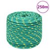 Cuerda De Barco Polipropileno Verde 14 Mm 250 M Vidaxl