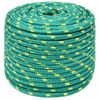 Cuerda De Barco Polipropileno Verde 14 Mm 250 M Vidaxl