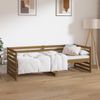 Sofá Cama De Madera Maciza De Pino Marrón Miel 80x200 Cm Vidaxl