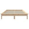 Estructura De Cama De Madera Maciza De Pino 160x200 Cm Vidaxl