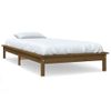 Estructura De Cama Madera Maciza Pino Marrón Miel 75x190 Cm Vidaxl