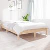 Estructura De Cama De Madera Maciza De Pino 140x190 Cm Vidaxl