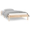 Estructura De Cama Con Led Madera Maciza 90x200 Cm Vidaxl