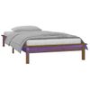 Estructura Cama Individual Madera Maciza Marrón Miel 75x190 Cm Vidaxl