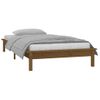 Estructura Cama Individual Madera Maciza Marrón Miel 75x190 Cm Vidaxl