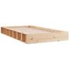 Estructura De Cama De Madera Maciza 90x200 Cm Vidaxl