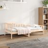 Sofá Cama Madera Maciza De Pino 90x200 Cm Vidaxl