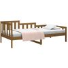 Sofá Cama De Madera Maciza De Pino Marrón Miel 90x190 Cm Vidaxl