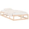 Estructura De Cama Individual Pequeña Madera Maciza 75x190 Cm Vidaxl