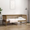 Sofá Cama Madera Maciza De Pino Marrón Miel 100x200 Cm Vidaxl