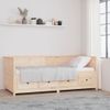 Sofá Cama Madera Maciza De Pino 80x200 Cm Vidaxl