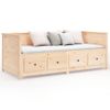 Sofá Cama Madera Maciza De Pino 90x190 Cm Vidaxl