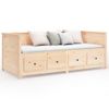 Sofá Cama De Madera Maciza De Pino 75x190 Cm Vidaxl