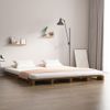 Cama De Palets De Madera Maciza De Pino Marrón Miel 120x200 Cm Vidaxl