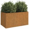 Jardinera De Acero Corten 62x30x29 Cm Vidaxl