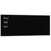 Pizarra Magnética De Pared Vidrio Templado Negro 80x30 Cm Vidaxl