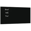 Pizarra Magnética De Pared Vidrio Templado Negro 40x20 Cm Vidaxl