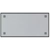 Pizarra Magnética De Pared Vidrio Templado Negro 80x40 Cm Vidaxl