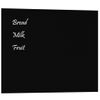 Pizarra Magnética De Pared Vidrio Templado Negro 50x40 Cm Vidaxl