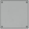 Pizarra Magnética De Pared Vidrio Templado Negro 60x60 Cm Vidaxl