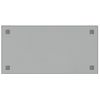 Pizarra Magnética De Pared Vidrio Templado Blanco 80x40 Cm Vidaxl