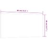 Pizarra Magnética De Pared Vidrio Templado Blanco 80x40 Cm Vidaxl