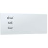 Pizarra Magnética De Pared Vidrio Templado Blanco 50x20 Cm Vidaxl