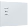 Pizarra Magnética De Pared Vidrio Templado Blanco 50x40 Cm Vidaxl